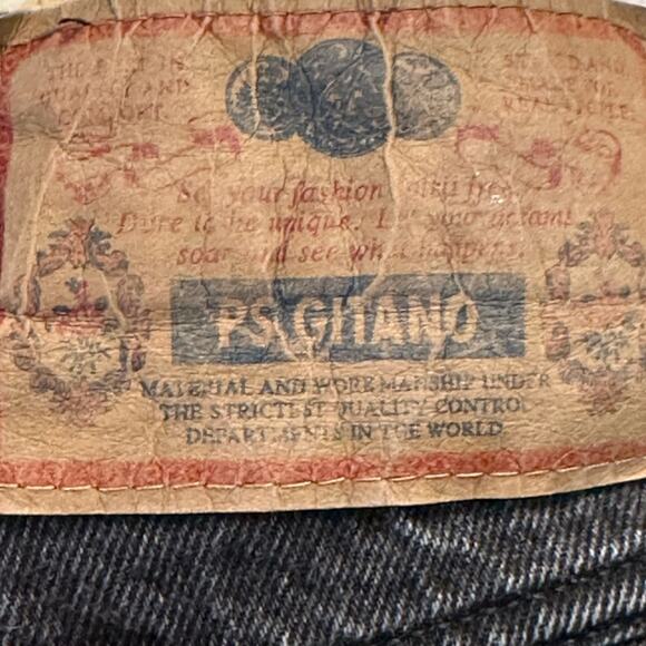 Vintage Gitano Size 10 Short Black Wash Loose Fit jeans - Picture 4 of 8